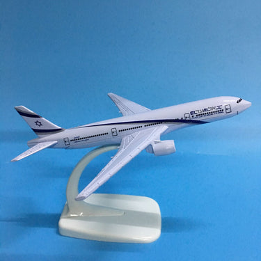Airplane Model Israel Boeing B777 Aircraft Model Diecast Metal 1:400 16cm Airplanes AV8R